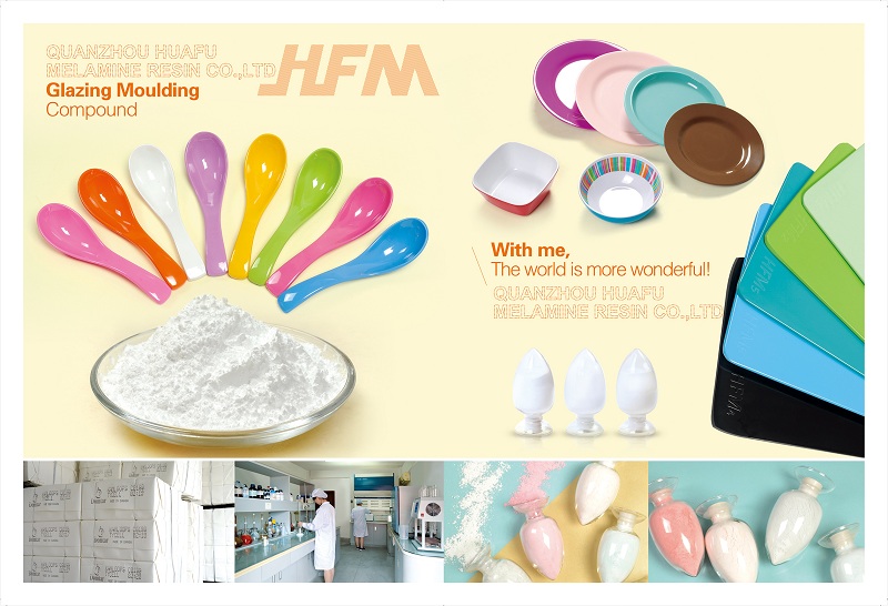 Bubuk kaca melamin HFM untuk peralatan makan