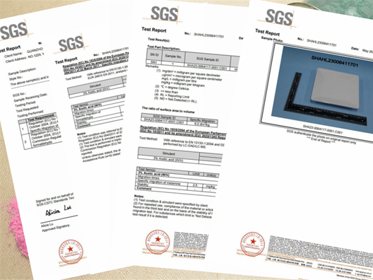 sertifikat sgs bubuk cetakan resin melamin