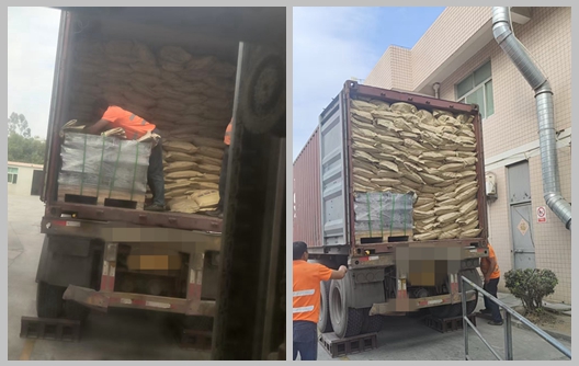 Pabrik Melamin Huafu, Pengiriman Senyawa Cetakan Resin Melamin